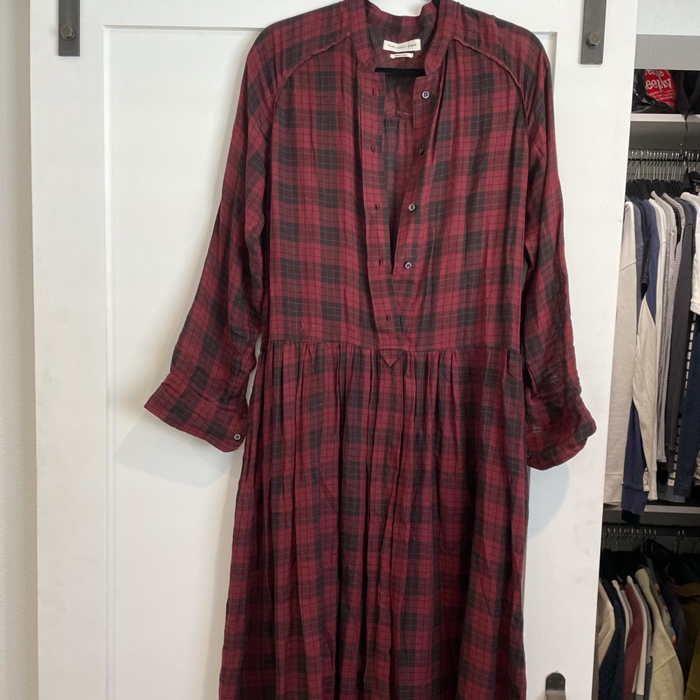 Isabel Marant Etoile flannel maxi